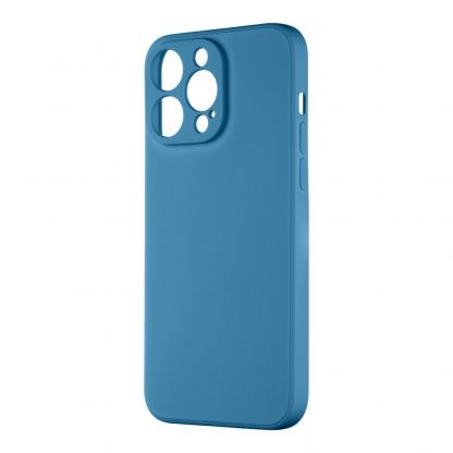 OBALME Basic Matte TPU Case - силиконов (TPU) калъф за iPhone 15 Pro Max (син) 