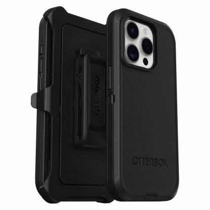 Otterbox Defender Case - изключителна защита за iPhone 15 Pro (черен)